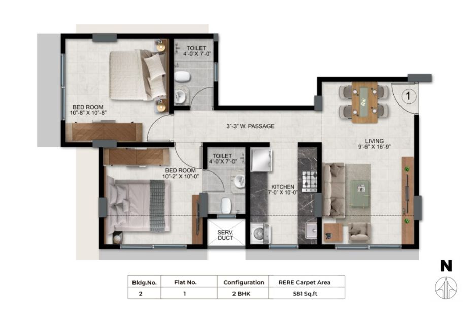 2 BHK